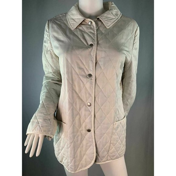 Burberry London Quilted White Jacket - Picture 1 of 8